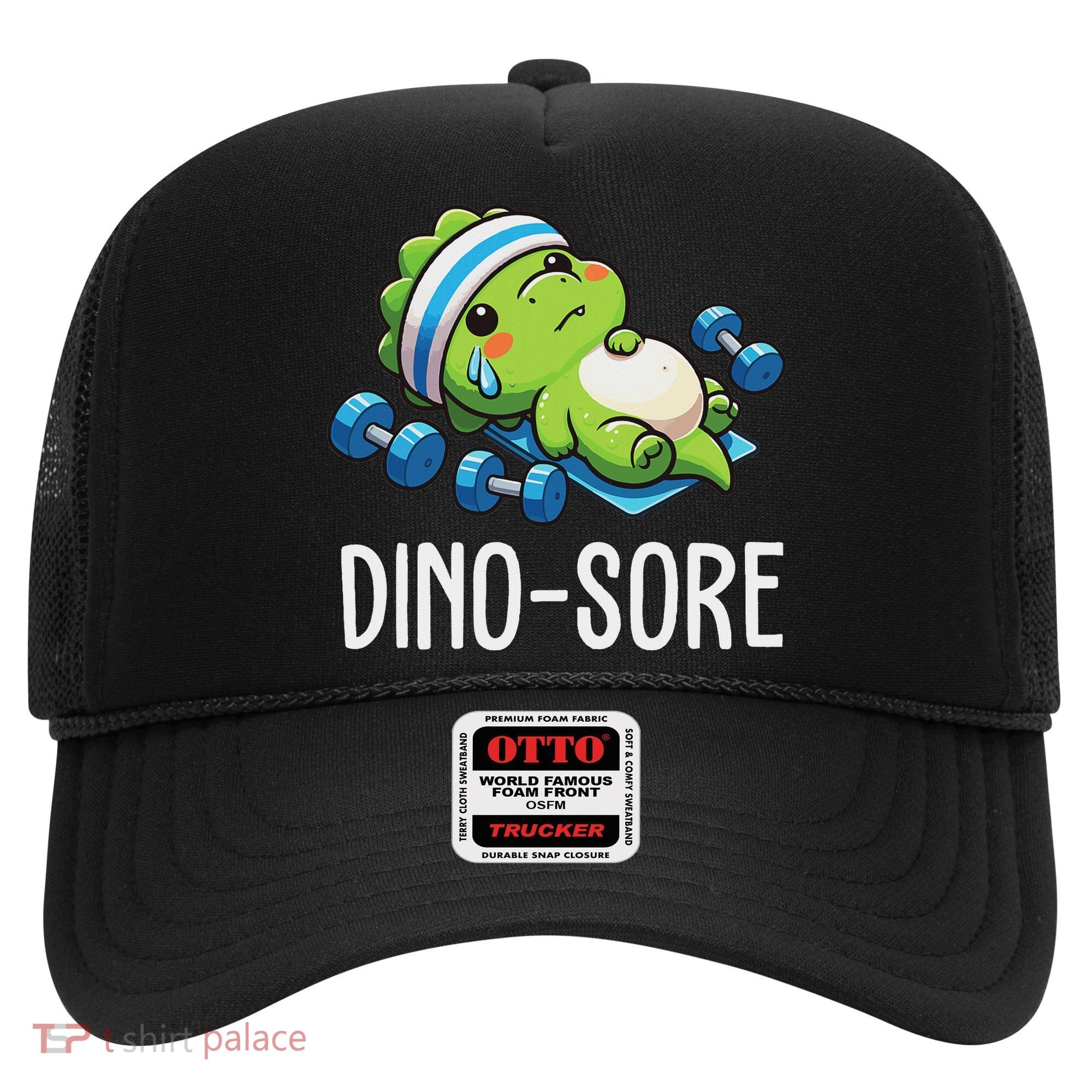 Funny Gym Workout Dinosaur Weight Lifting Gym Dino Sore Hat