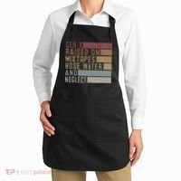 Funny Gen X Raised On Mixtapes Hose Water And Neglect Apron thumb 2