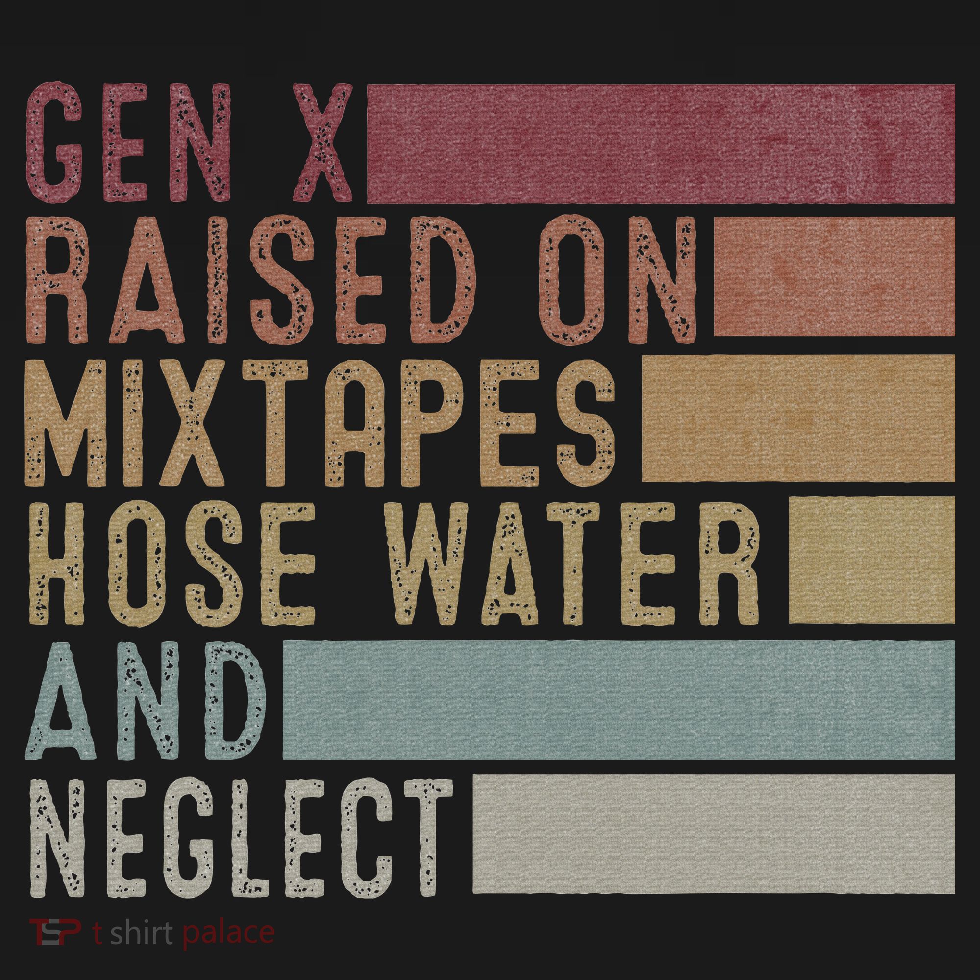 Funny Gen X Raised On Mixtapes Hose Water And Neglect Ornament