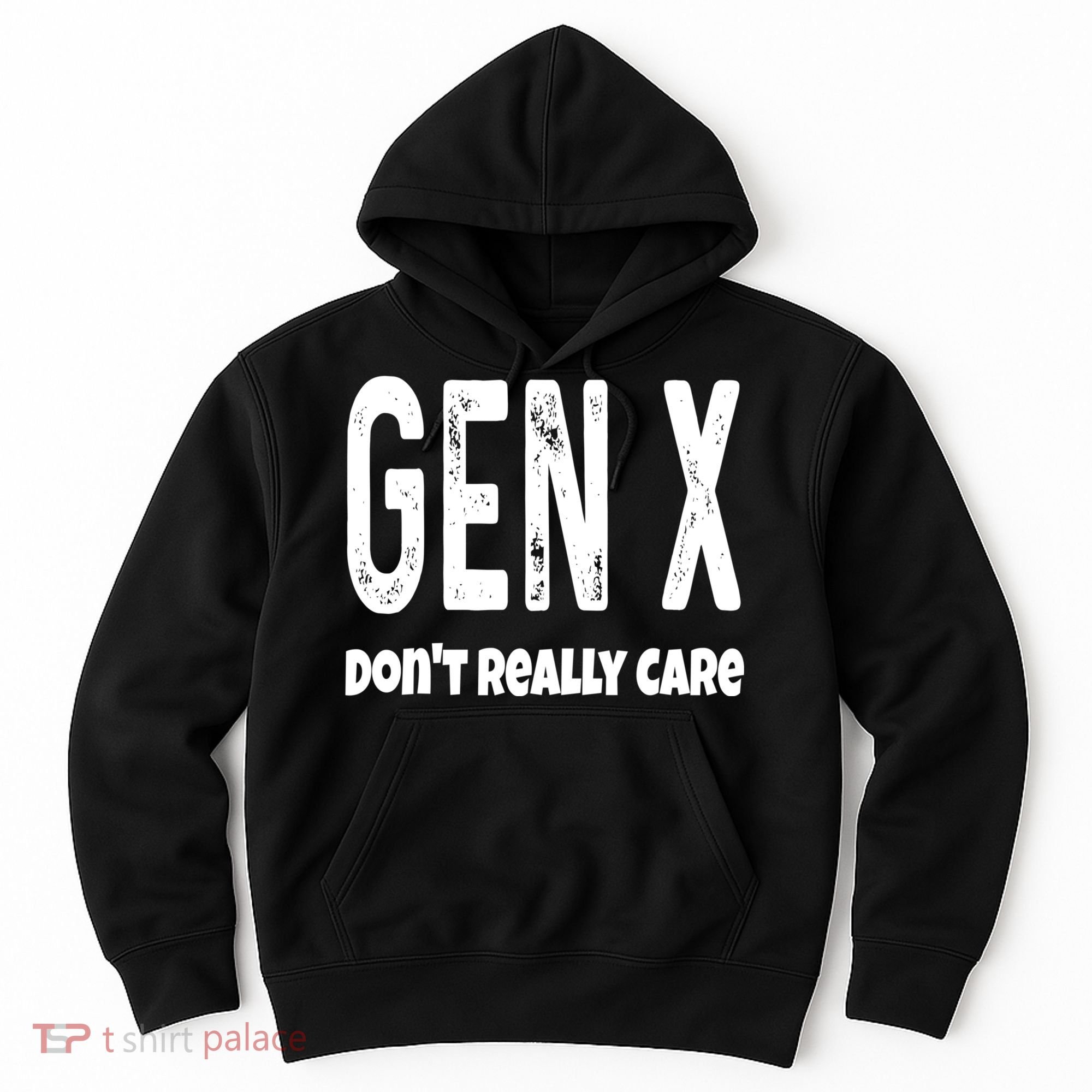 Funny Gen X Generation X Don't Really Care Humor Hoodie