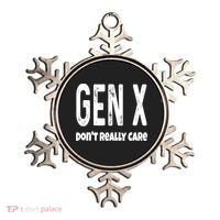 Funny Gen X Generation X Don't Really Care Humor Ornament thumb 0