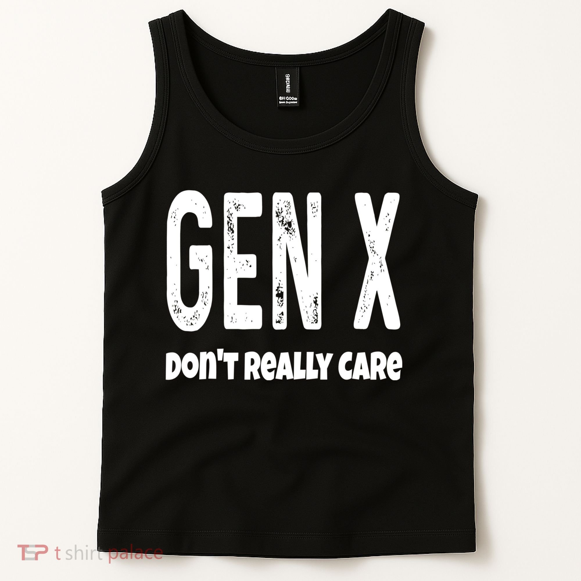 Funny Gen X Generation X Don't Really Care Humor Tank Top