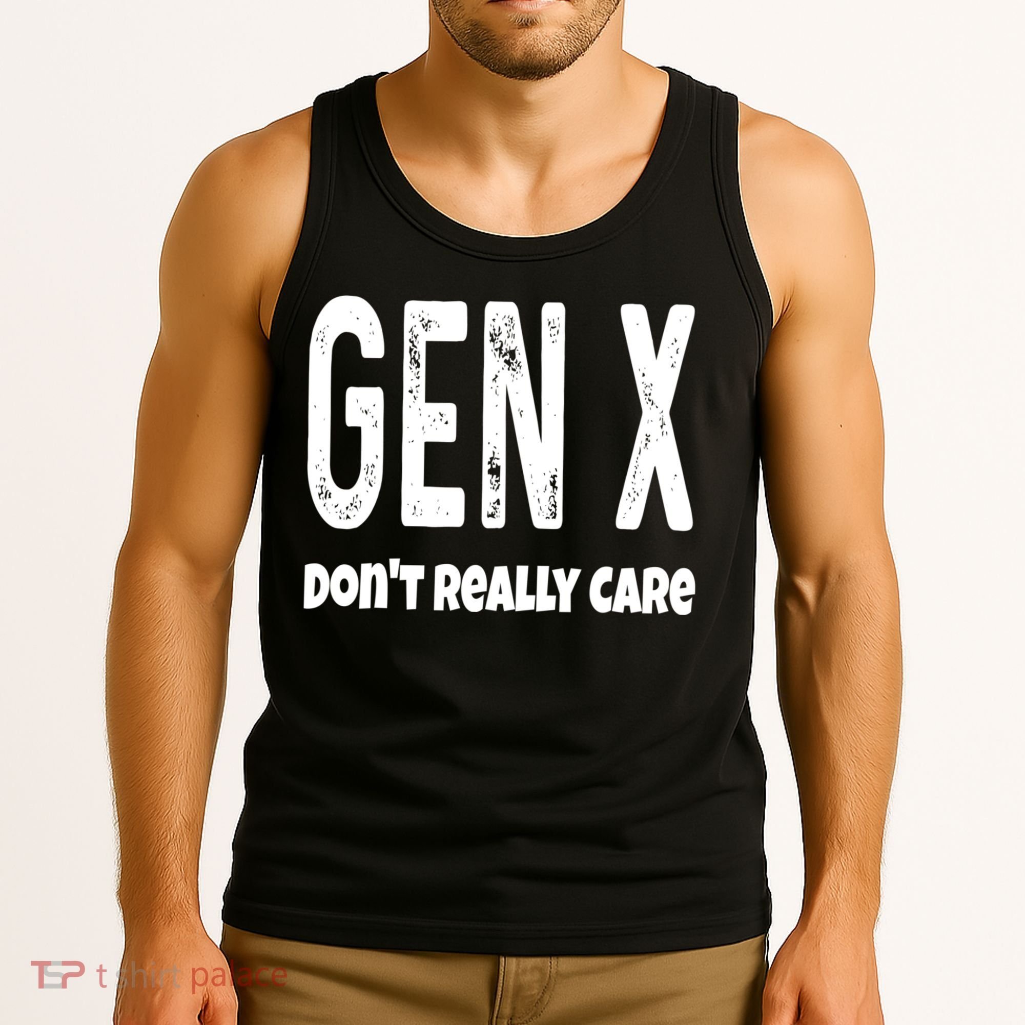 Funny Gen X Generation X Don't Really Care Humor Tank Top
