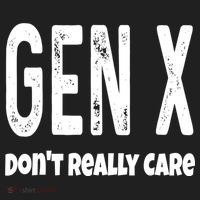 Funny Gen X Generation X Don't Really Care Humor Golf Towel thumb 3
