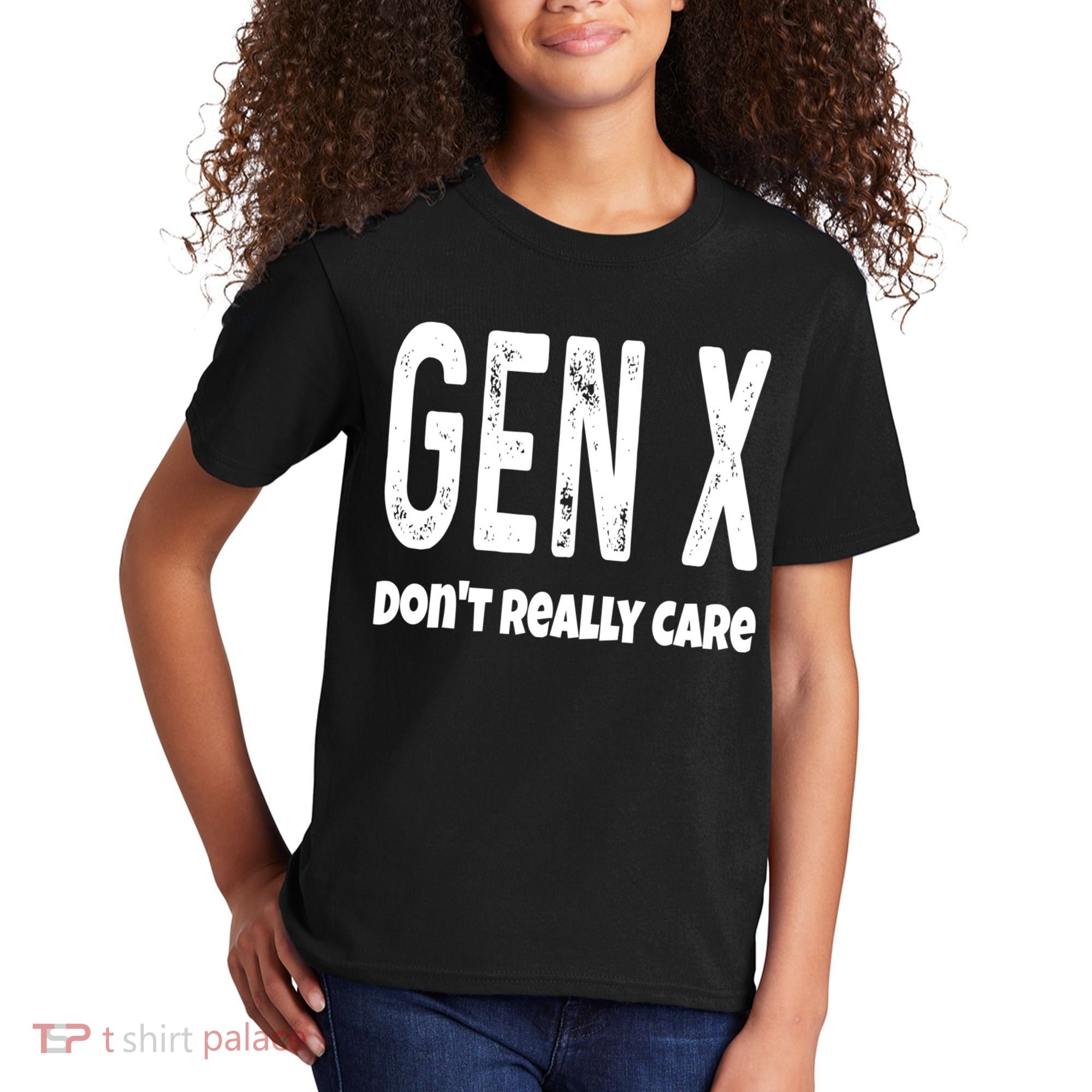 Funny Gen X Generation X Don't Really Care Humor Kids T-Shirt