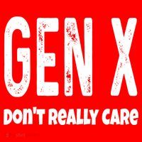 Funny Gen X Generation X Don't Really Care Humor Santa Hat thumb 1