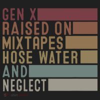 Funny Gen X Raised On Mixtapes Hose Water And Neglect Retro Women's Sweatshirt thumb 2