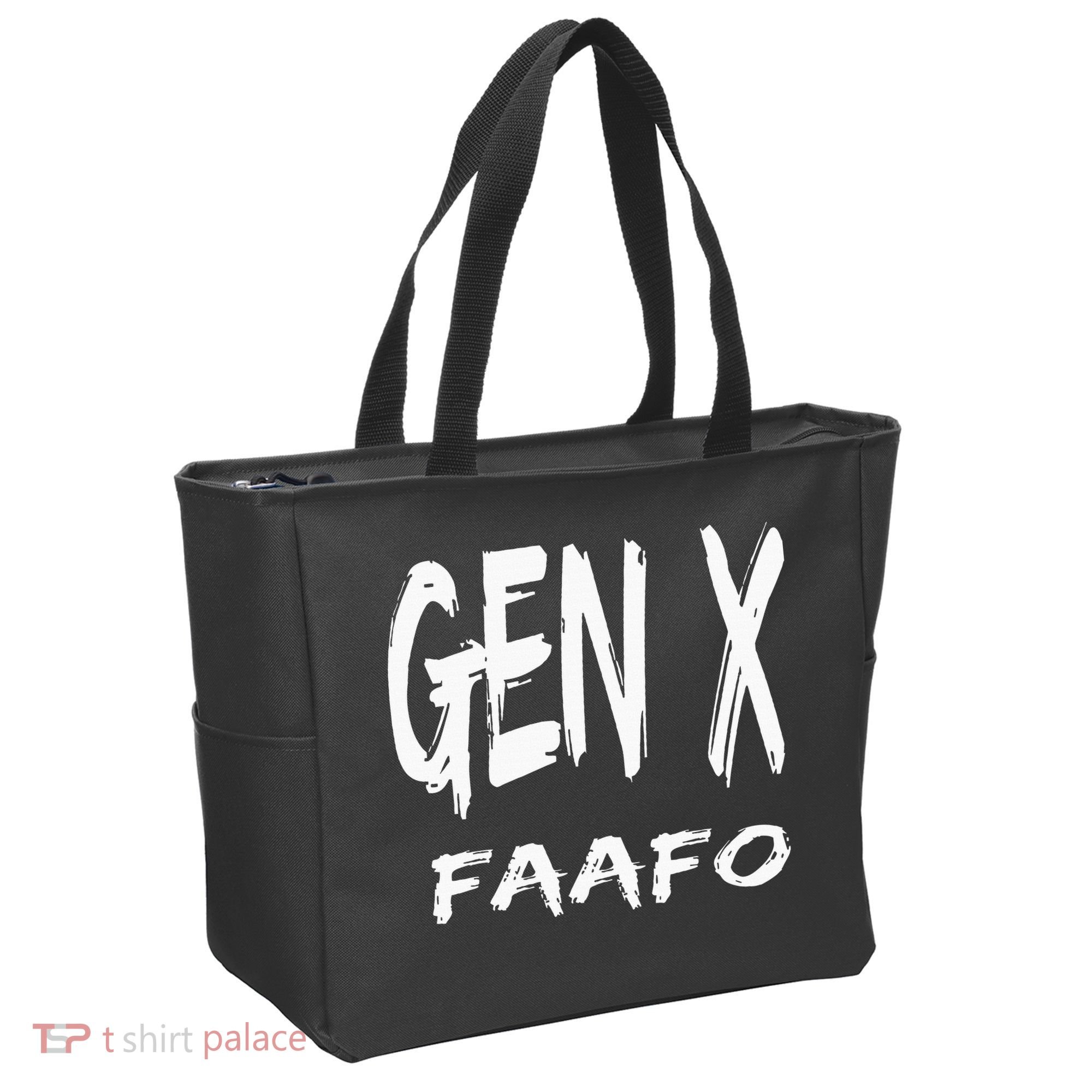 Funny Gen X Faafo Around And Find Out Generation X Humor Tote Bag