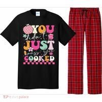Funny Groovy You Didnt Just Pass You Cooked Teacher School Pajama Set thumb 0