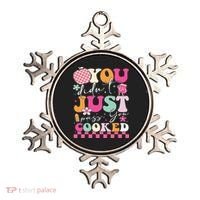 Funny Groovy You Didnt Just Pass You Cooked Teacher School Ornament thumb 0
