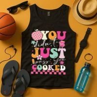 Funny Groovy You Didnt Just Pass You Cooked Teacher School Tank Top thumb 4