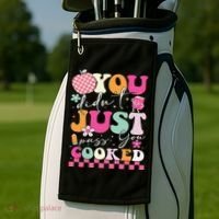 Funny Groovy You Didnt Just Pass You Cooked Teacher School Golf Towel thumb 2