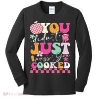 Funny Groovy You Didnt Just Pass You Cooked Teacher School Kids Long Sleeve Shirt thumb 0