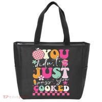 Funny Groovy You Didnt Just Pass You Cooked Teacher School Tote Bag thumb 0