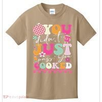 Funny Groovy You Didnt Just Pass You Cooked Teacher School Kids T-Shirt thumb 0
