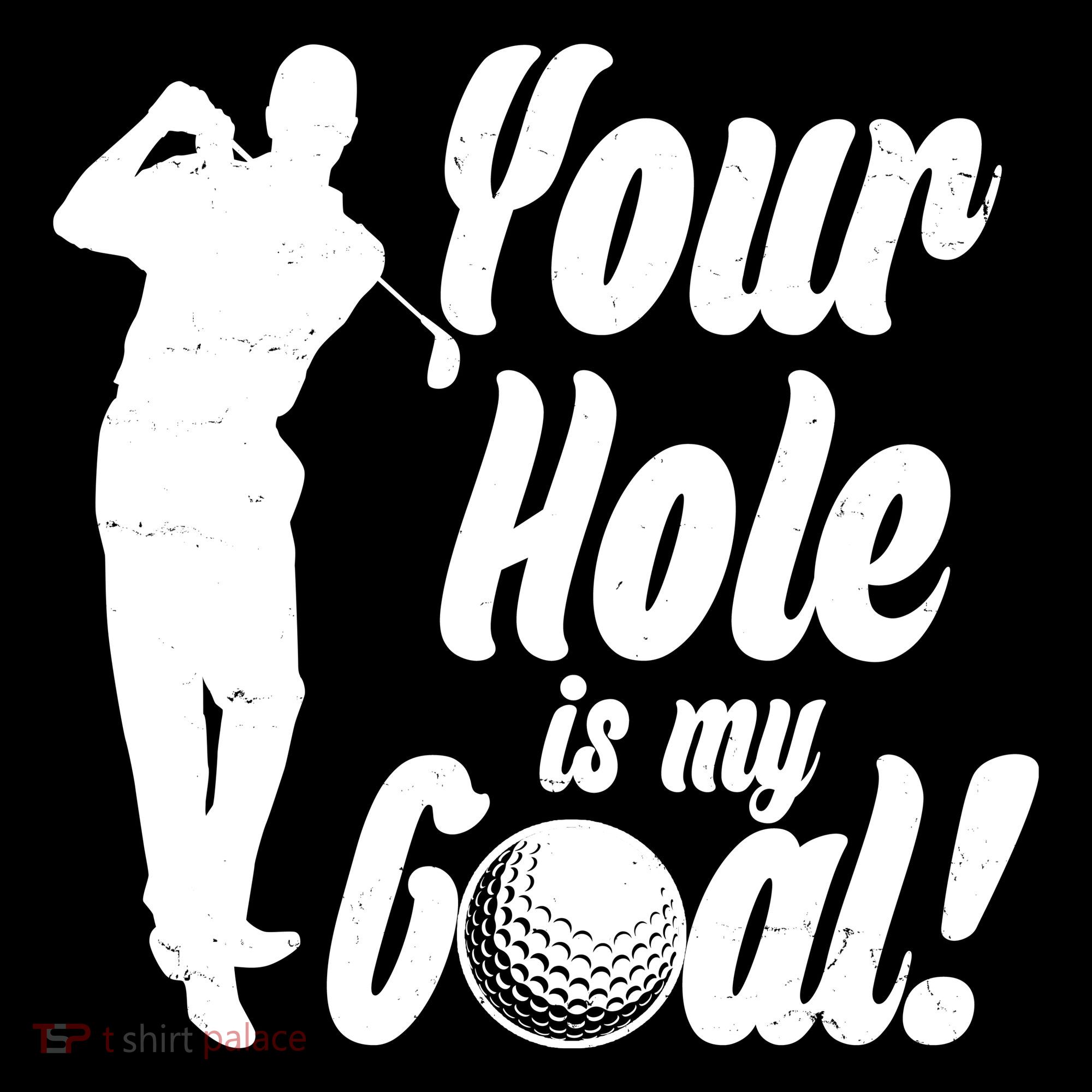 Funny Golfing Your Hole Is My Goal Women's Hoodie