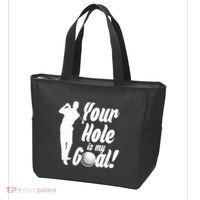 Funny Golfing Your Hole Is My Goal Tote Bag thumb 3