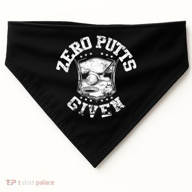 Funny Golf Zero Putts Given USA-Made Doggie Bandana