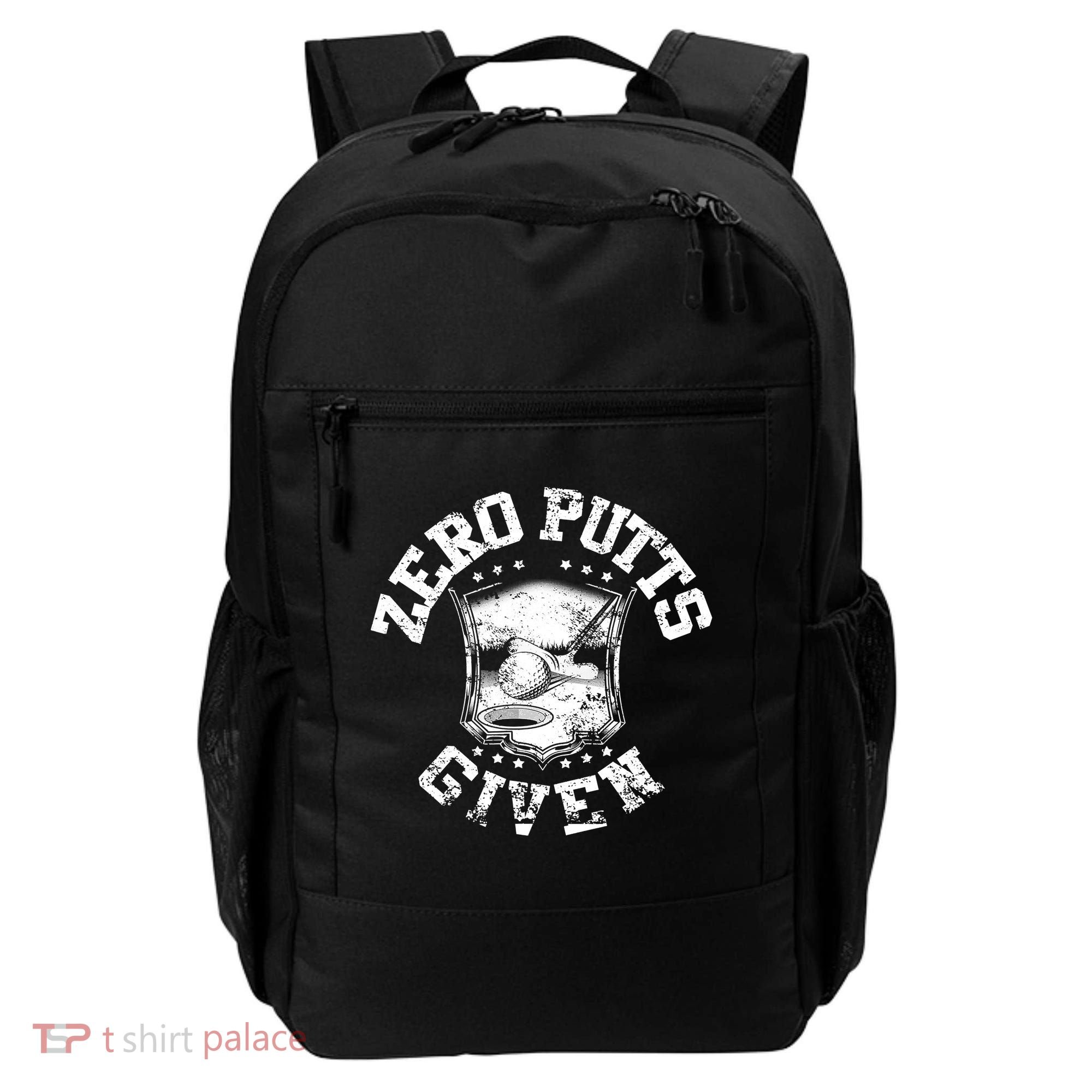 Funny Golf Zero Putts Given Backpack