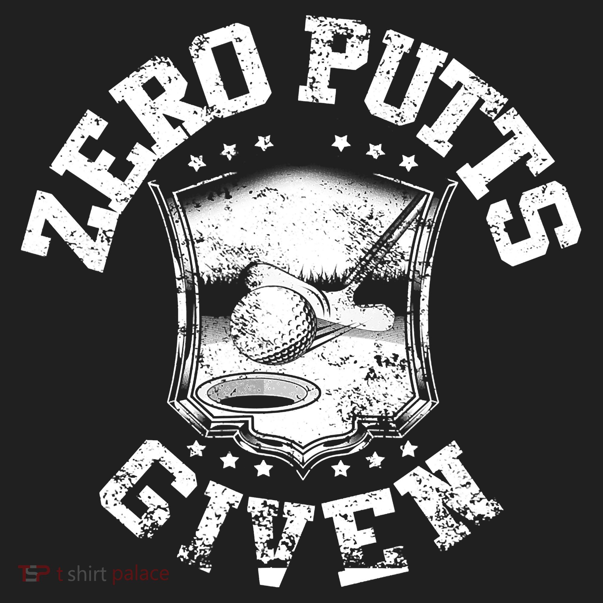 Funny Golf Zero Putts Given Golf Towel
