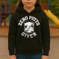 Funny Golf Zero Putts Given Kids Hoodie thumb 3