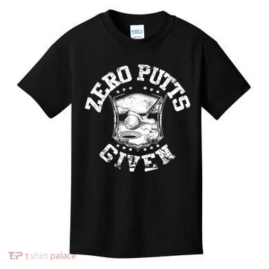 Funny Golf Zero Putts Given Kids T-Shirt