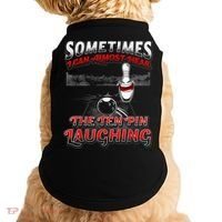 Funny Hear 10 Pin Laughing Gift Funny Bowling Gift Doggie Tank thumb 0