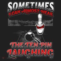 Funny Hear 10 Pin Laughing Gift Funny Bowling Gift Hat thumb 2