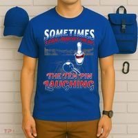 Funny Hear 10 Pin Laughing Gift Funny Bowling Gift T-Shirt thumb 6