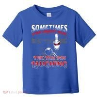 Funny Hear 10 Pin Laughing Gift Funny Bowling Gift Toddler T-Shirt thumb 0