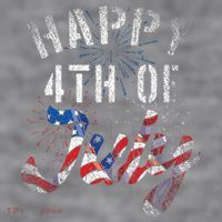 Fireworks Happy 4th Of July Us Flag American 4th Of July Women's Racerback Cropped Tank thumb 2