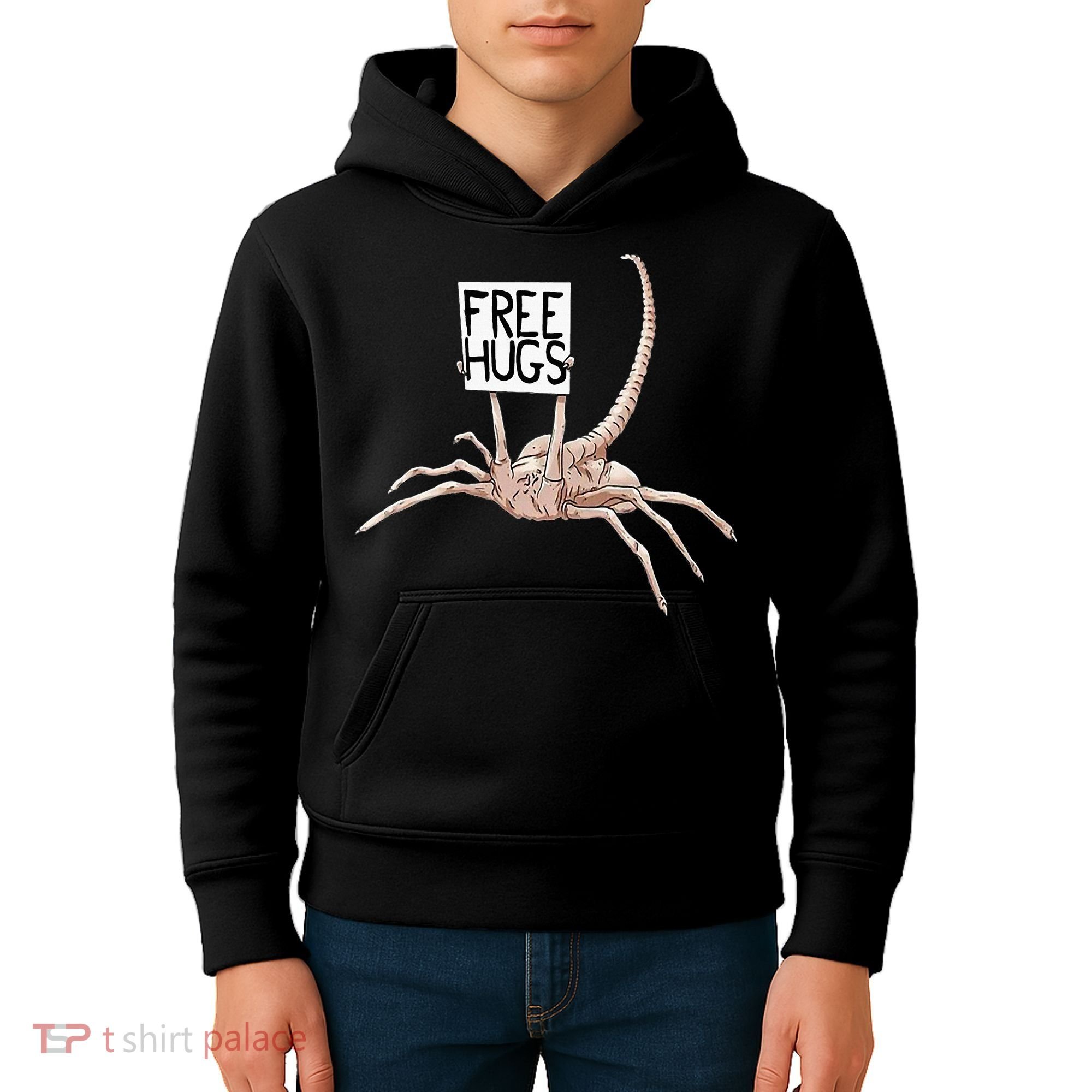 Free Hugs Alien Kids Hoodie