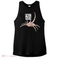 Free Hugs Alien Ladies PosiCharge Tri-Blend Wicking Tank thumb 0