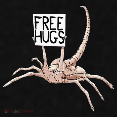 Free Hugs Alien Ladies PosiCharge Tri-Blend Wicking Tank