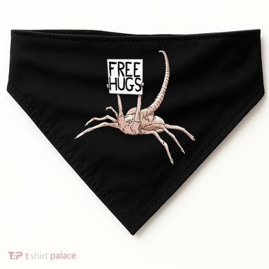 Free Hugs Alien USA-Made Doggie Bandana