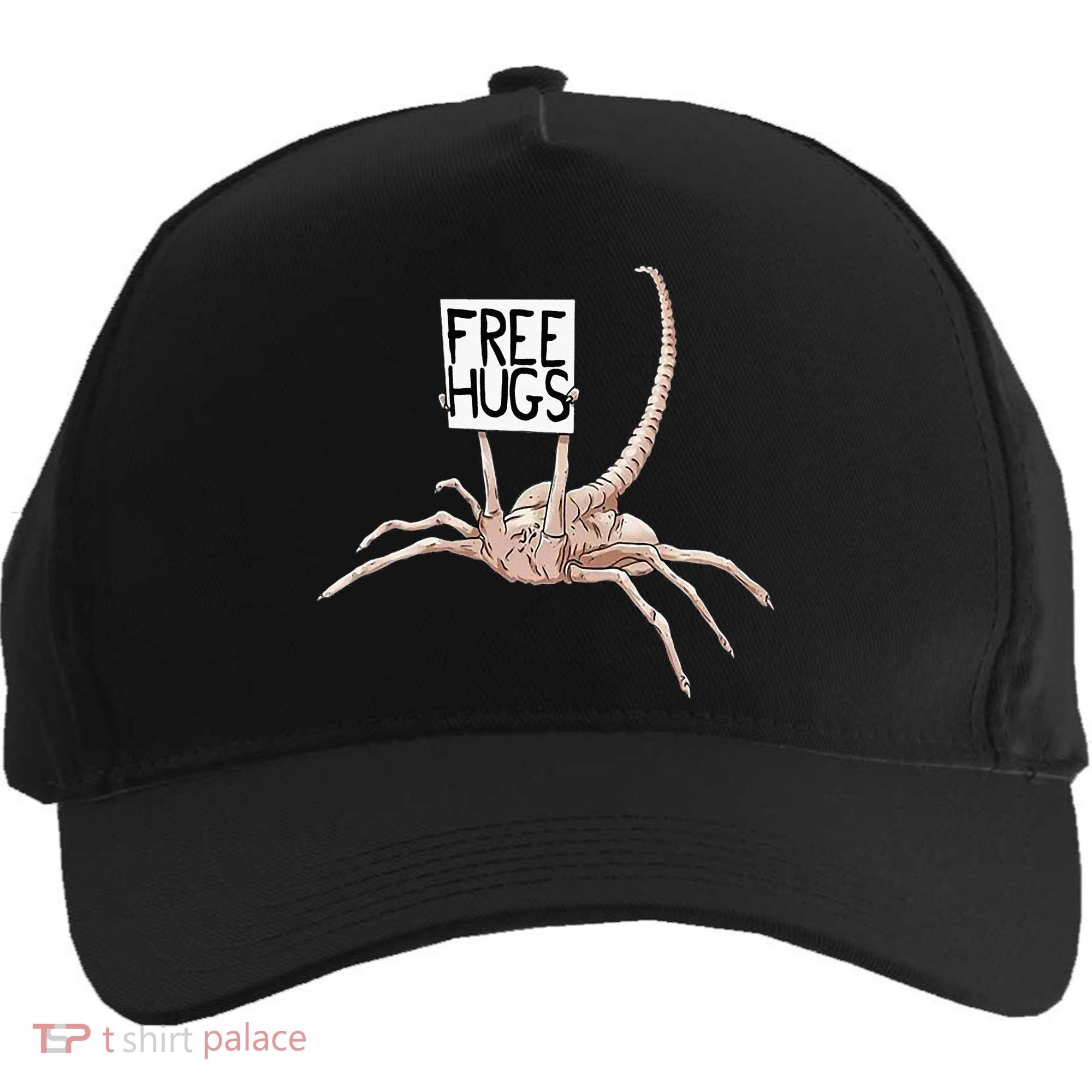 Free Hugs Alien Five-Panel Snapback Cap