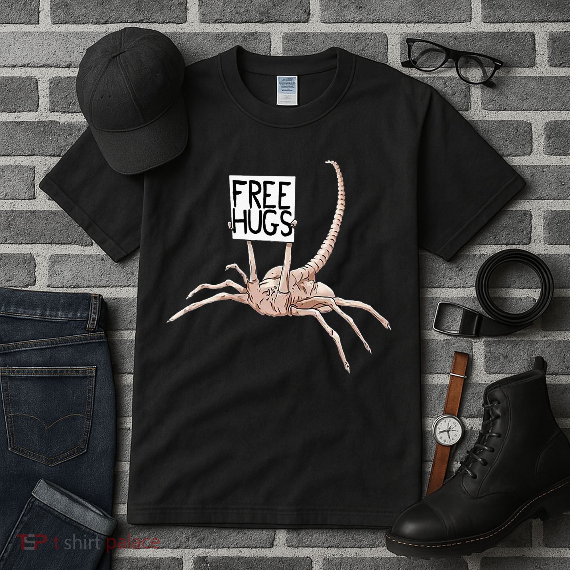 Free Hugs Alien Tall T-Shirt