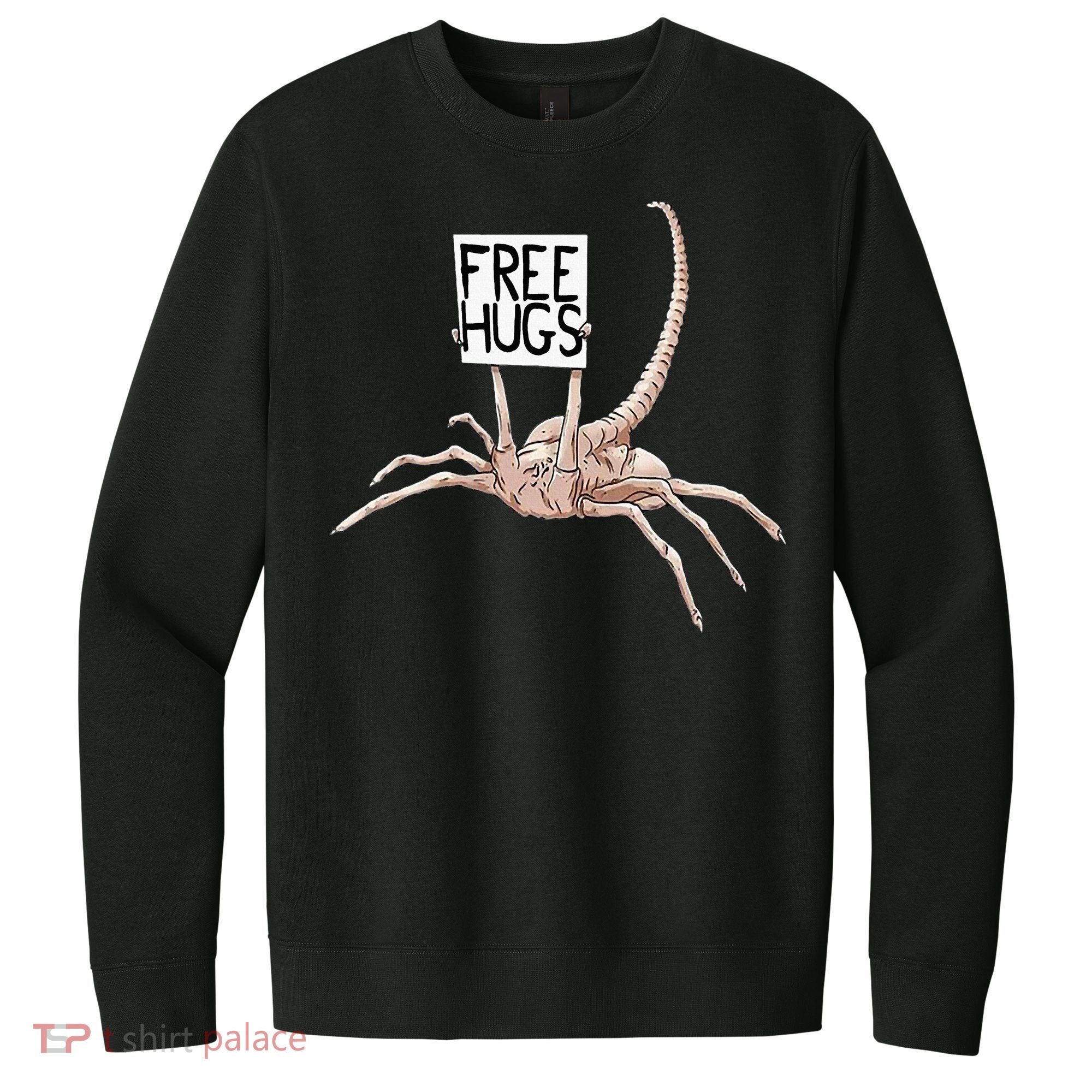 Free Hugs Alien V.I.T. Fleece Crew Sweatshirt