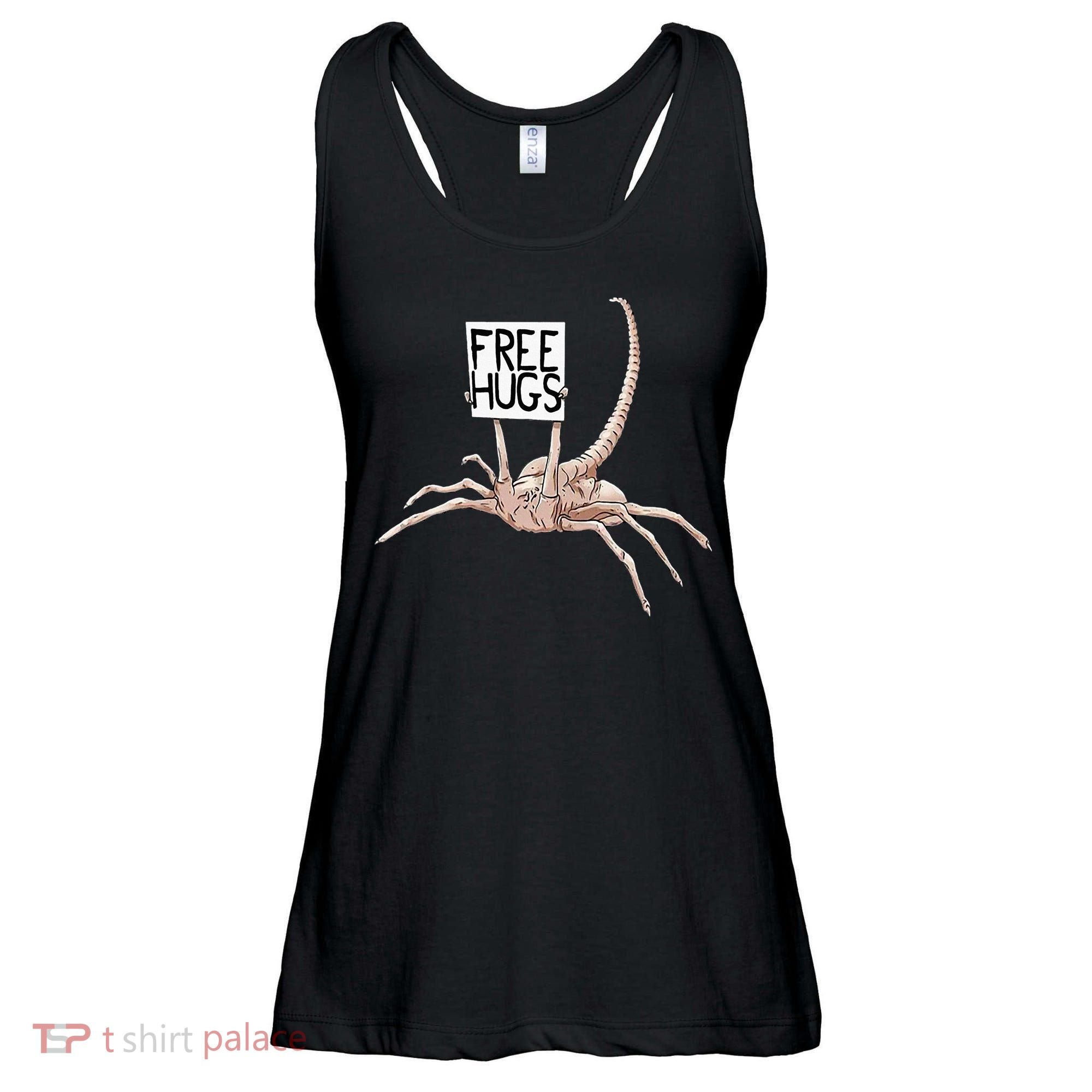 Free Hugs Alien Ladies Essential Flowy Tank