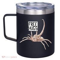 Free Hugs Alien 12oz Stainless Steel Coffee Mug thumb 2