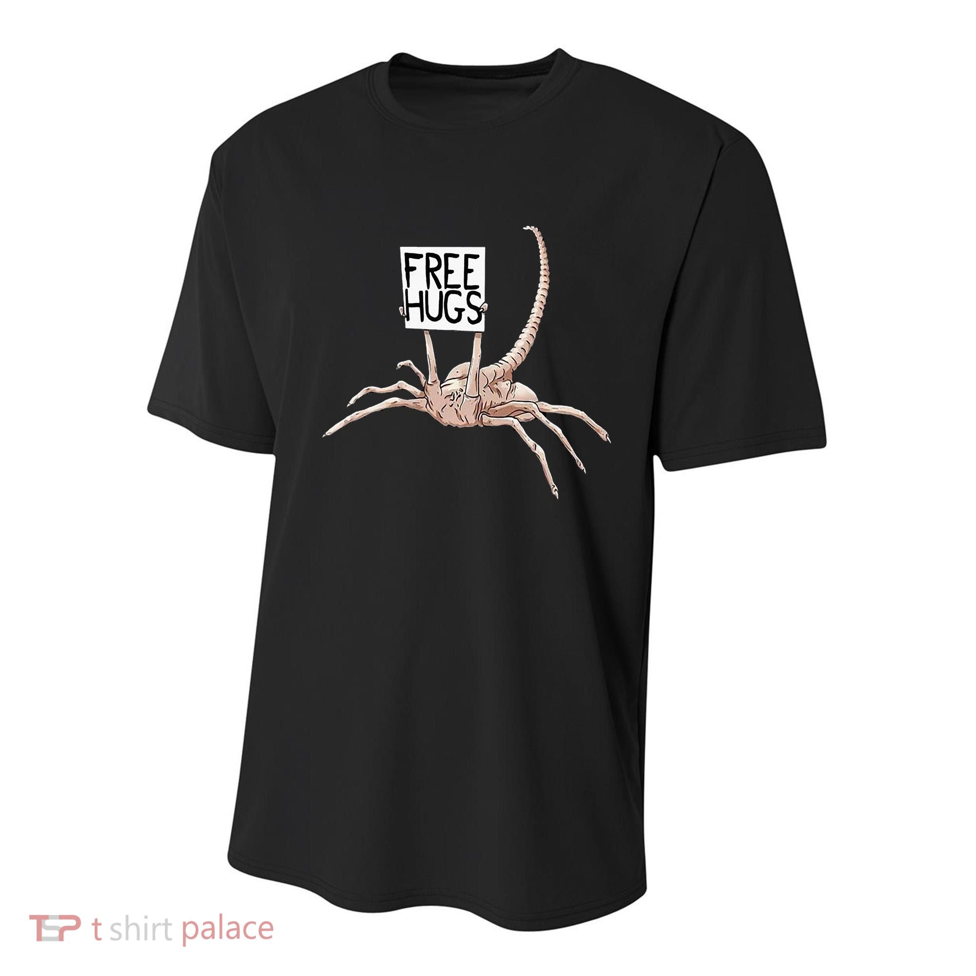 Free Hugs Alien Youth Performance Sprint T-Shirt