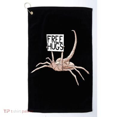 Free Hugs Alien Golf Towel