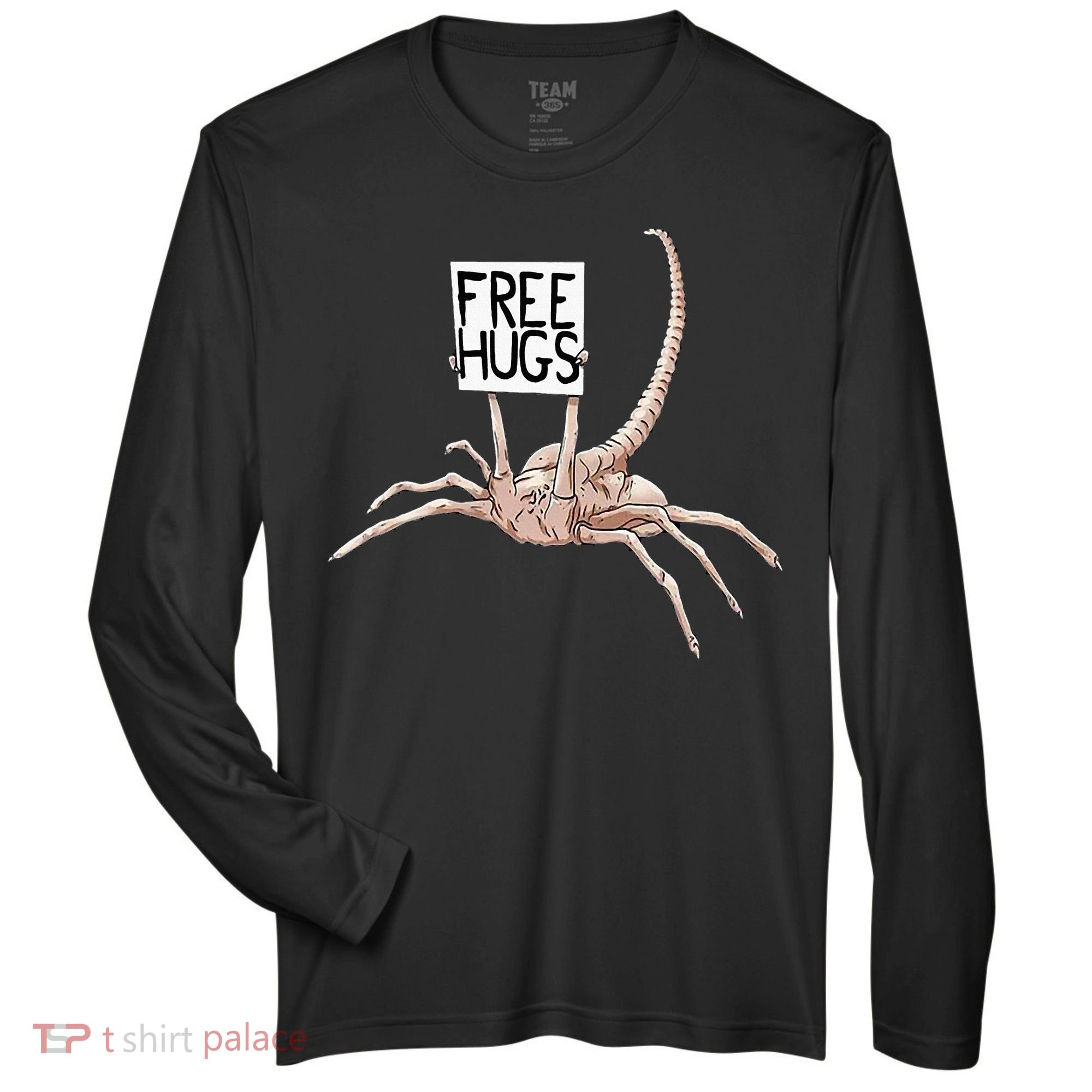 Free Hugs Alien Zone Performance Long-Sleeve T-Shirt