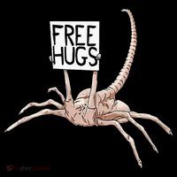 Free Hugs Alien Women's Long Sleeve Shirt thumb 2