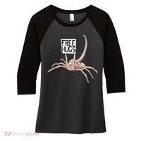 Free Hugs Alien Women's Tri-Blend 3/4-Sleeve Raglan Shirt thumb 0
