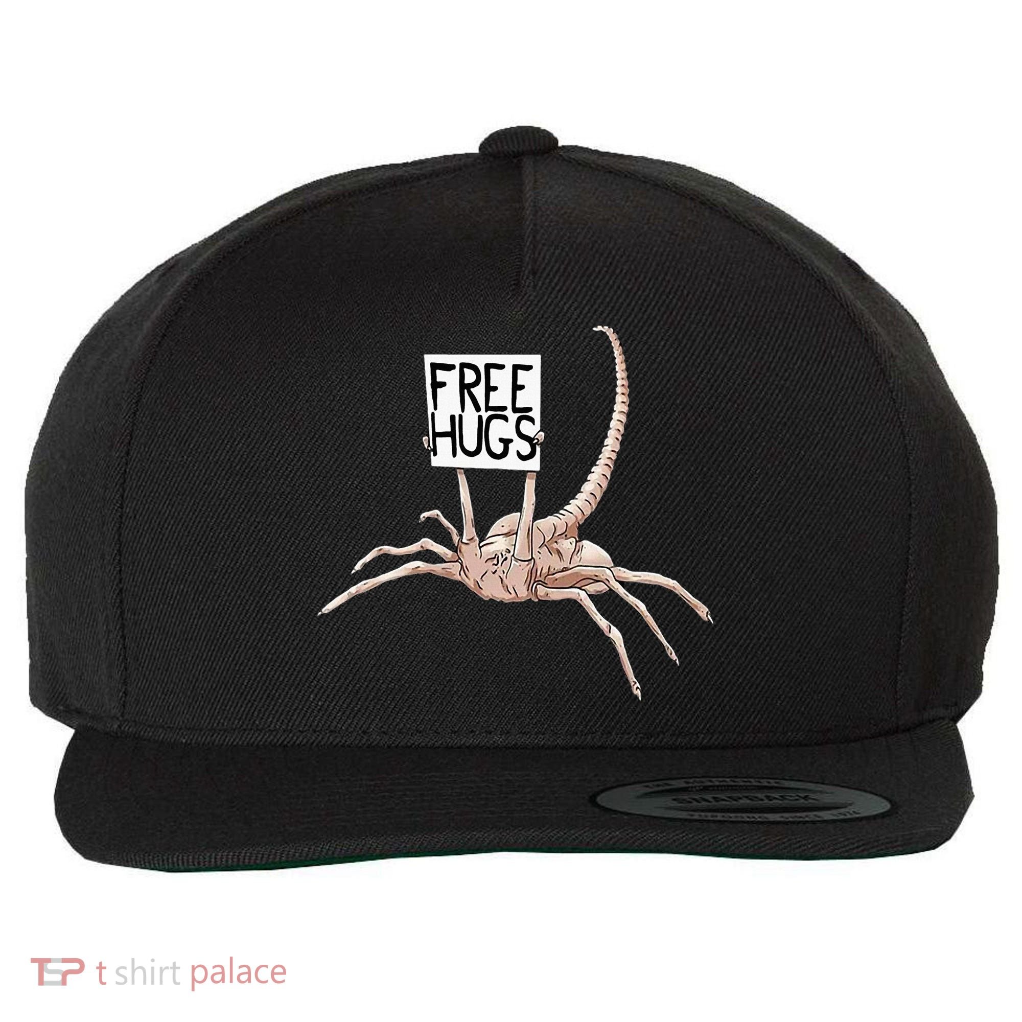 Free Hugs Alien Wool Snapback Cap