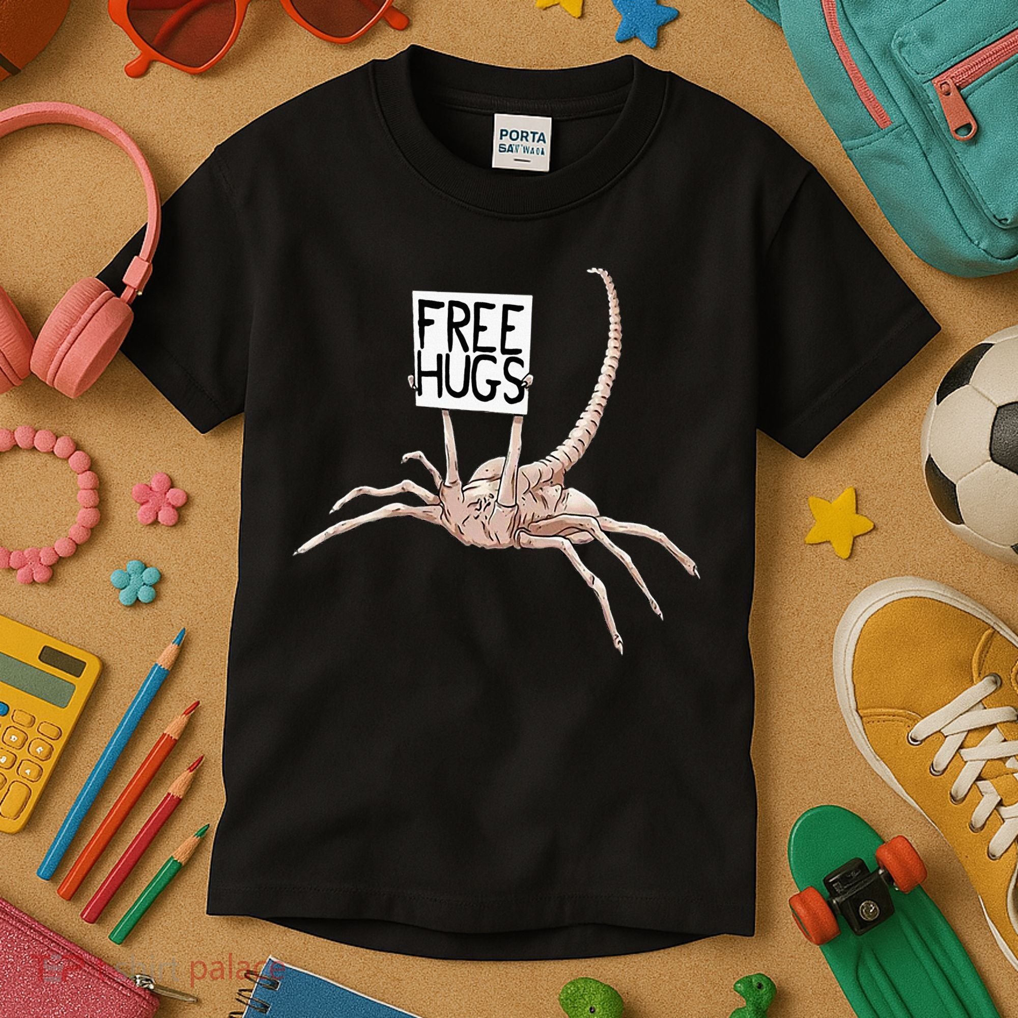 Free Hugs Alien Kids T-Shirt