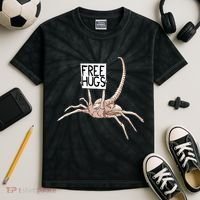 Free Hugs Alien Kids Tie-Dye T-Shirt thumb 2