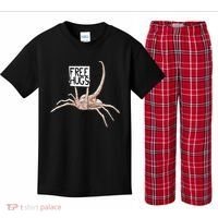 Free Hugs Alien Kids Plaid Pajama Set thumb 0