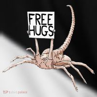 Free Hugs Alien Toddler Fine Jersey T-Shirt thumb 2